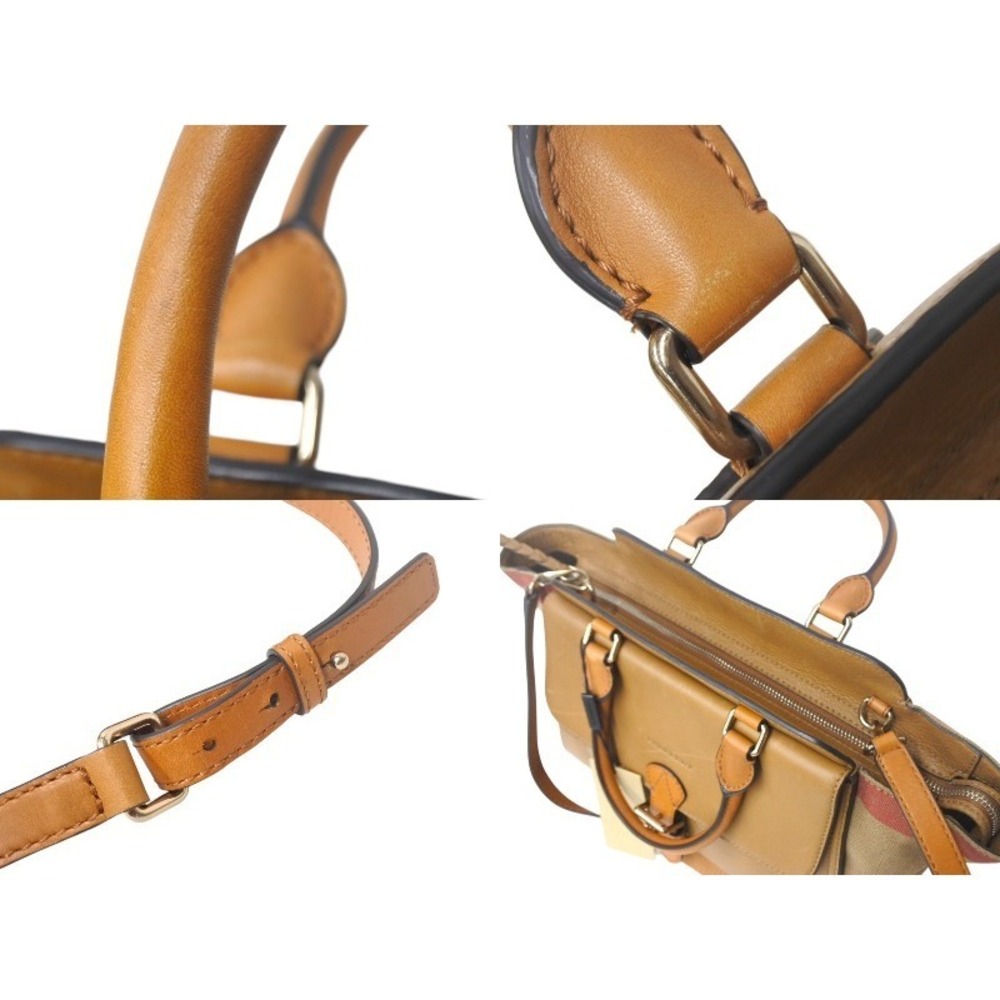 Burberry Mrcourt Saddle Brown Shoulder Bag leather - Picture 3 of 8